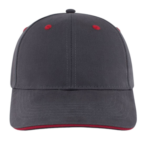 Brushed Twill Cap With Sandwich Bill Thumbnail