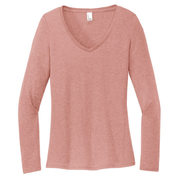 Women's Perfect Tri ® Long Sleeve V Neck Tee Thumbnail