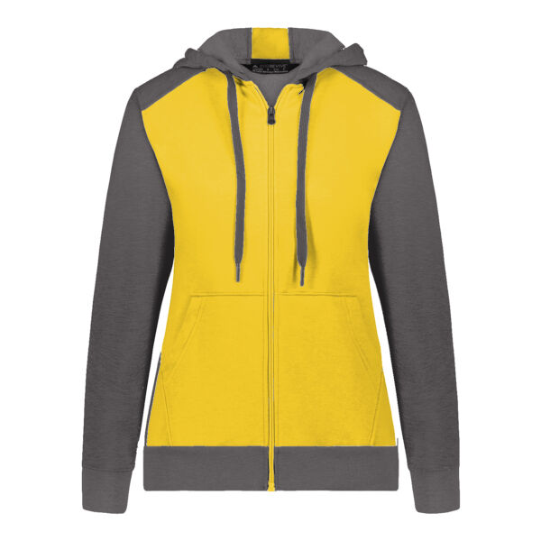 Ladies Three-Season Fleece Full Zip Hoodie Thumbnail