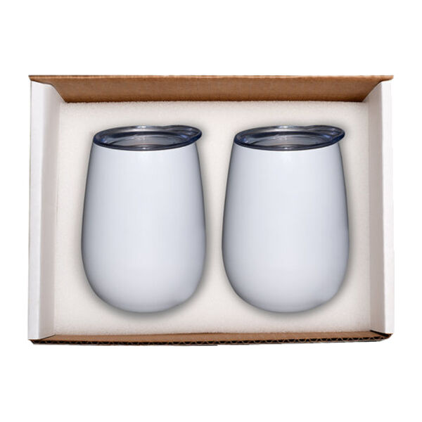 Duo Vacuum Insulated Stemless Wine Tumbler Gift Set Thumbnail
