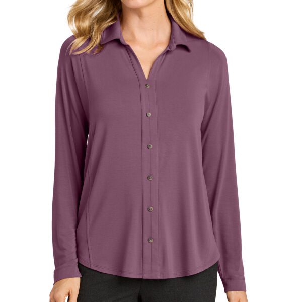 Women's Luxe Knit Button Tunic Thumbnail