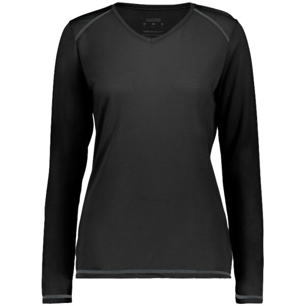 Ladies Super Soft-Spun Poly Long Sleeve Tee Thumbnail
