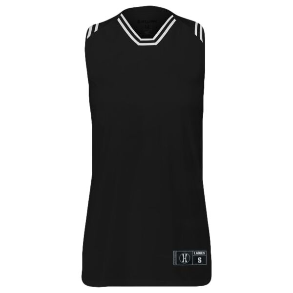 Ladies Retro Basketball Jersey Thumbnail