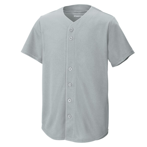 Youth PosiCharge ® Tough Mesh Full Button Jersey Thumbnail