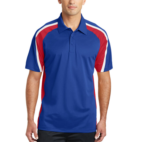 Tricolor Micropique Sport Wick ® Polo Thumbnail