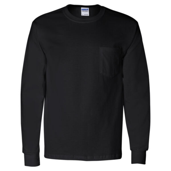 Unisex Ultra Cotton® Long Sleeve Pocket T-Shirt Thumbnail
