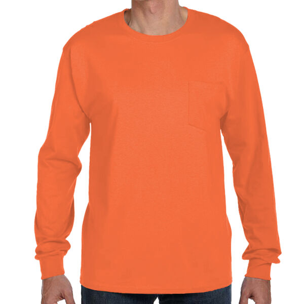 Unisex Authentic Long Sleeve Pocket T-Shirt Thumbnail