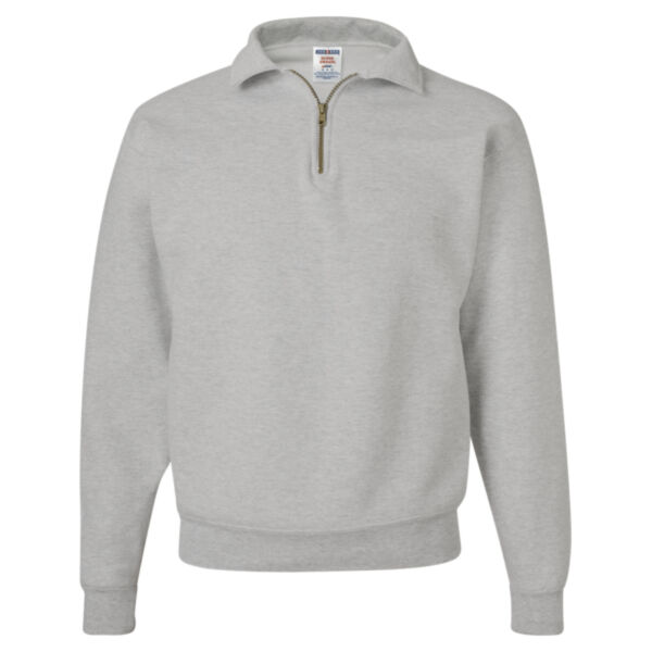 Unisex Super Sweats NuBlend® Quarter-Zip Cadet Collar Sweatshirt Thumbnail