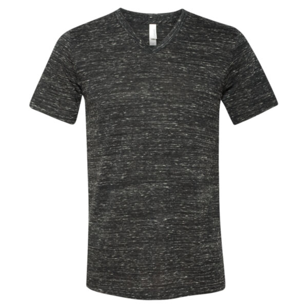 Unisex Textured Jersey V-Neck Tee Thumbnail