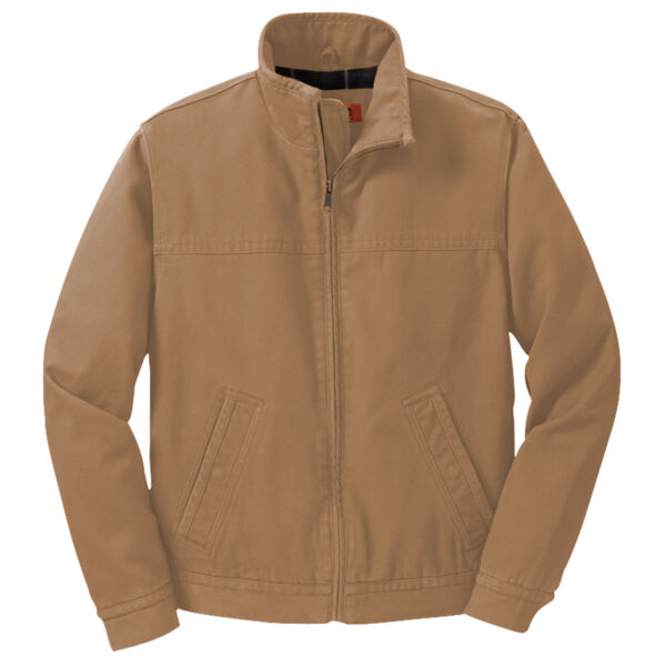 Washed Duck Cloth Flannel Lined Work Jacket Thumbnail