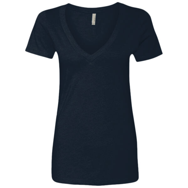 Women’s CVC Deep V-Neck T-Shirt Thumbnail