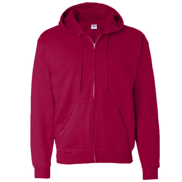 Unisex EcoSmart® Full-Zip Hooded Sweatshirt Thumbnail