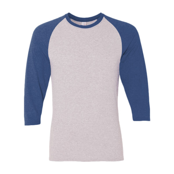 Unisex Triblend Three-Quarter Raglan Baseball T-Shirt Thumbnail