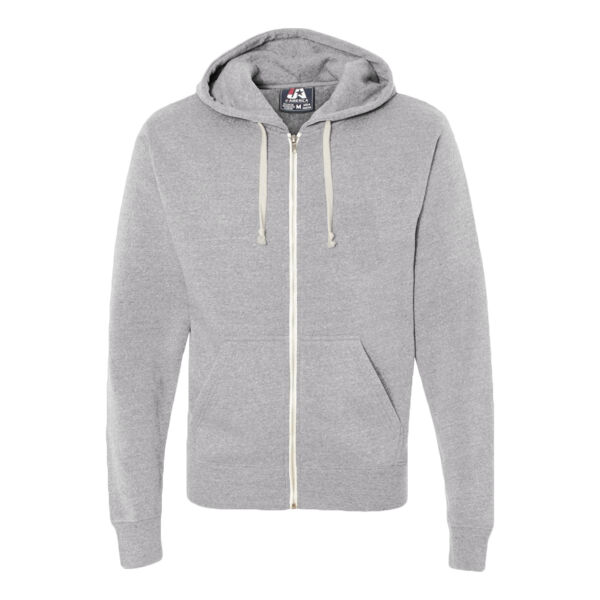 Men's Triblend Full-Zip Hooded Sweatshirt Thumbnail