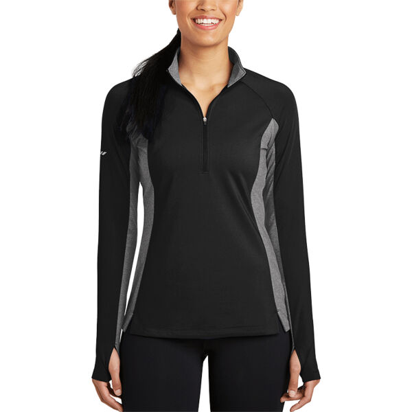 Women's Sport Wick ® Stretch Contrast 1/4 Zip Pullover Thumbnail