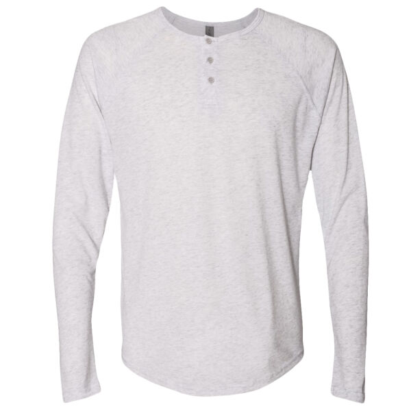 Men's Triblend Henley T-Shirt Thumbnail