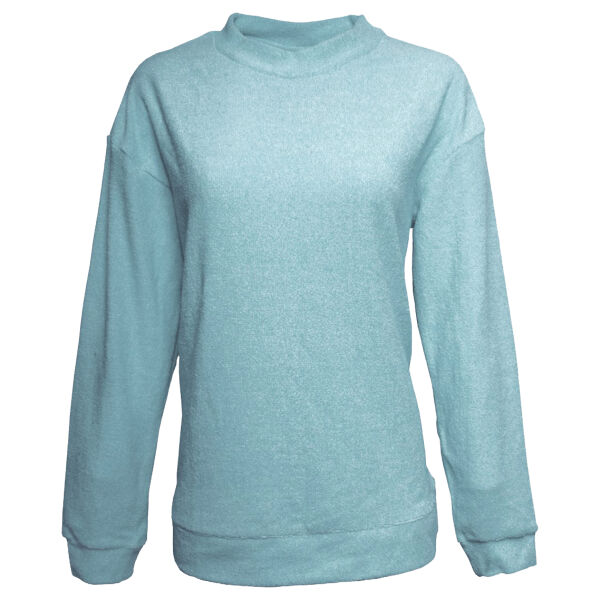 Women's Weekend Terry Mock Neck Pullover Thumbnail