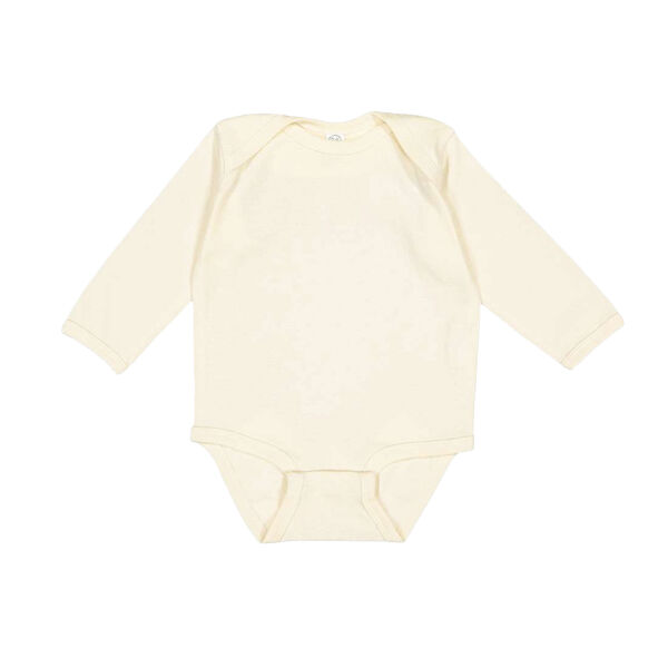 Infant Long Sleeve Baby Rib Bodysuit Thumbnail
