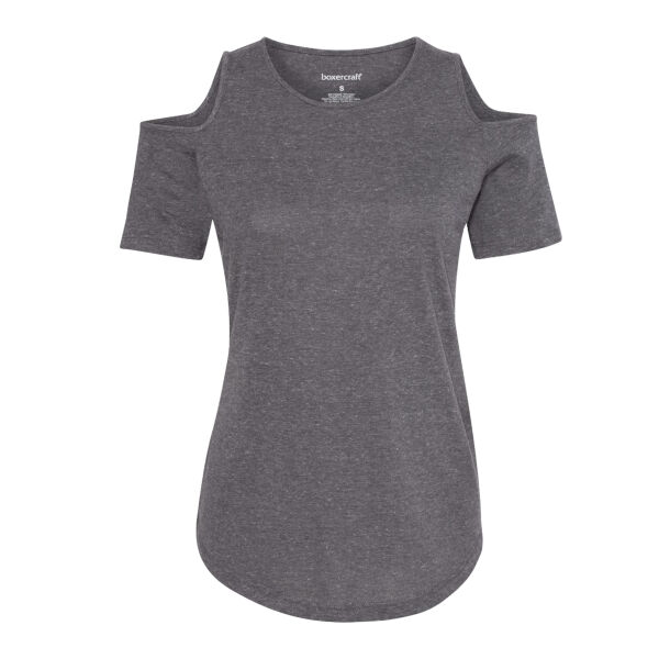 Women's Cold Shoulder T-Shirt Thumbnail