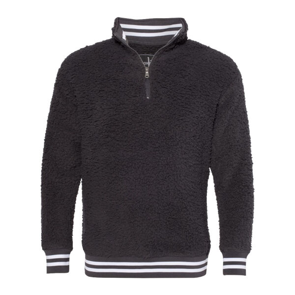 Unisex Varsity Sherpa Quarter-Zip Pullover Thumbnail