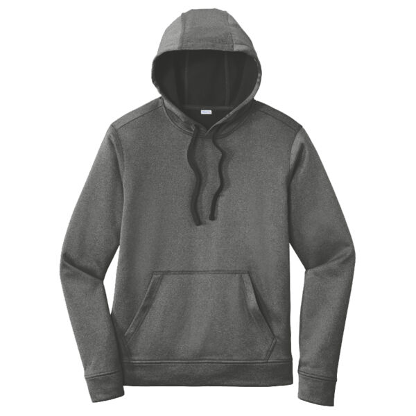 PosiCharge ® Sport Wick ® Heather Fleece Hooded Pullover Thumbnail