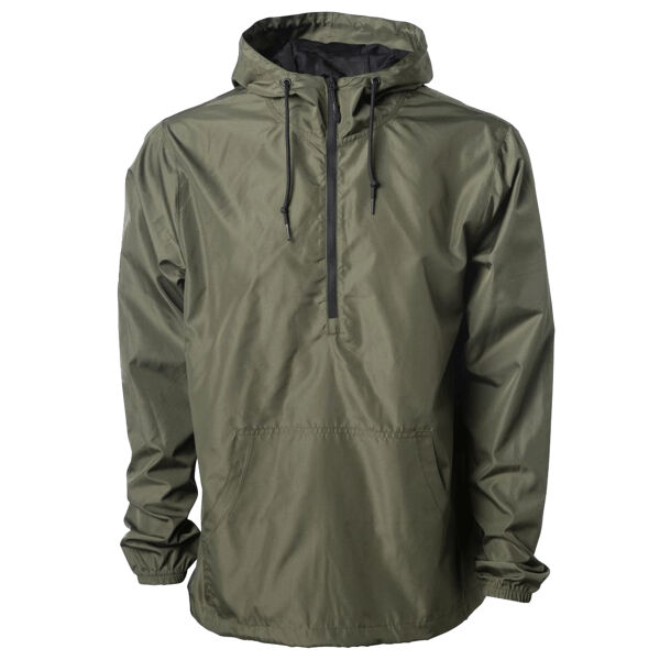 Unisex Lightweight Quarter-Zip Windbreaker Pullover Jacket Thumbnail