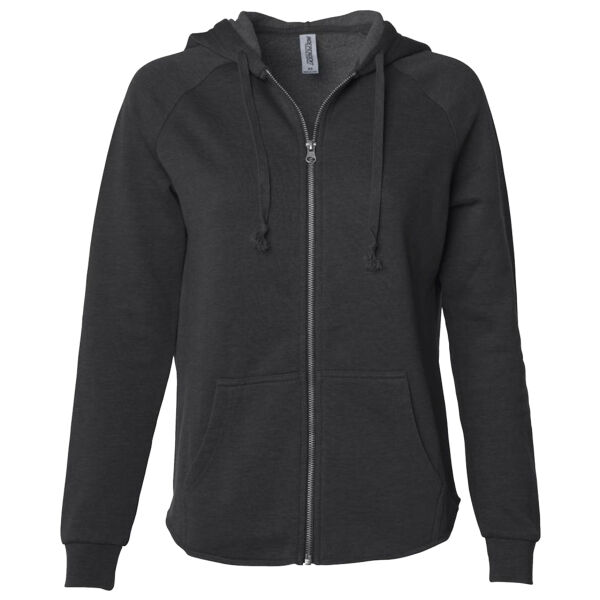 Women's California Wave Wash Full-Zip Hooded Sweatshirt Thumbnail