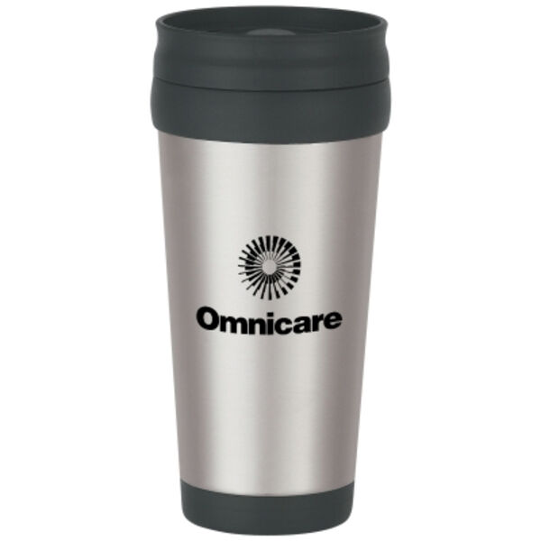 16 Oz. Stainless Steel Slide Action Travel Tumbler Thumbnail
