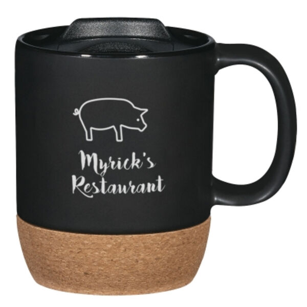 14 Oz. Cork Base Ceramic Mug Thumbnail
