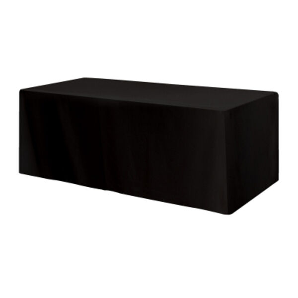Fitted Poly/Cotton 4-sided Table Cover - fits 8' standard table Thumbnail