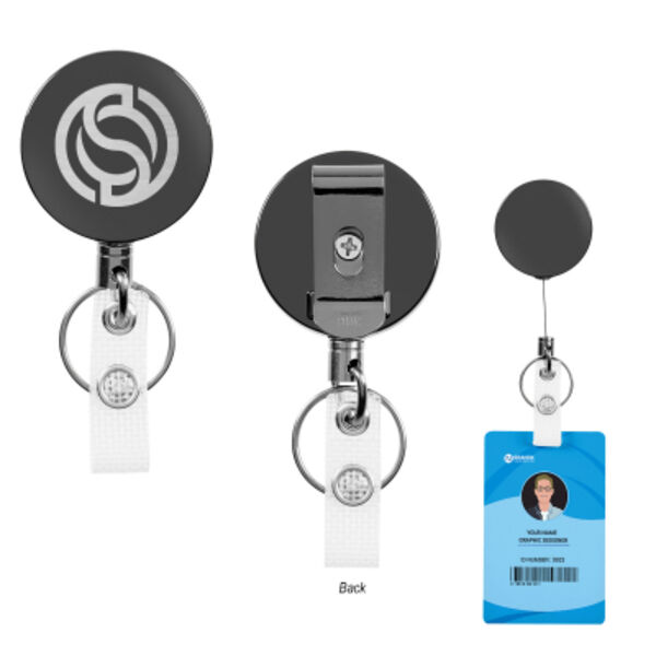 Steel Retractable Badge Holder Thumbnail