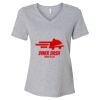 Women's Relaxed Heather CVC V-Neck Tee Thumbnail