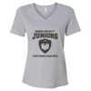 Women's Relaxed Heather CVC V-Neck Tee Thumbnail